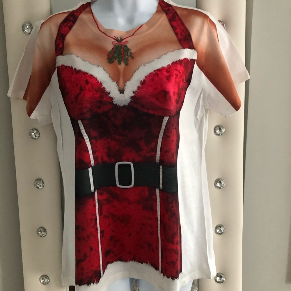 Sexy Santa ladies tee shirt